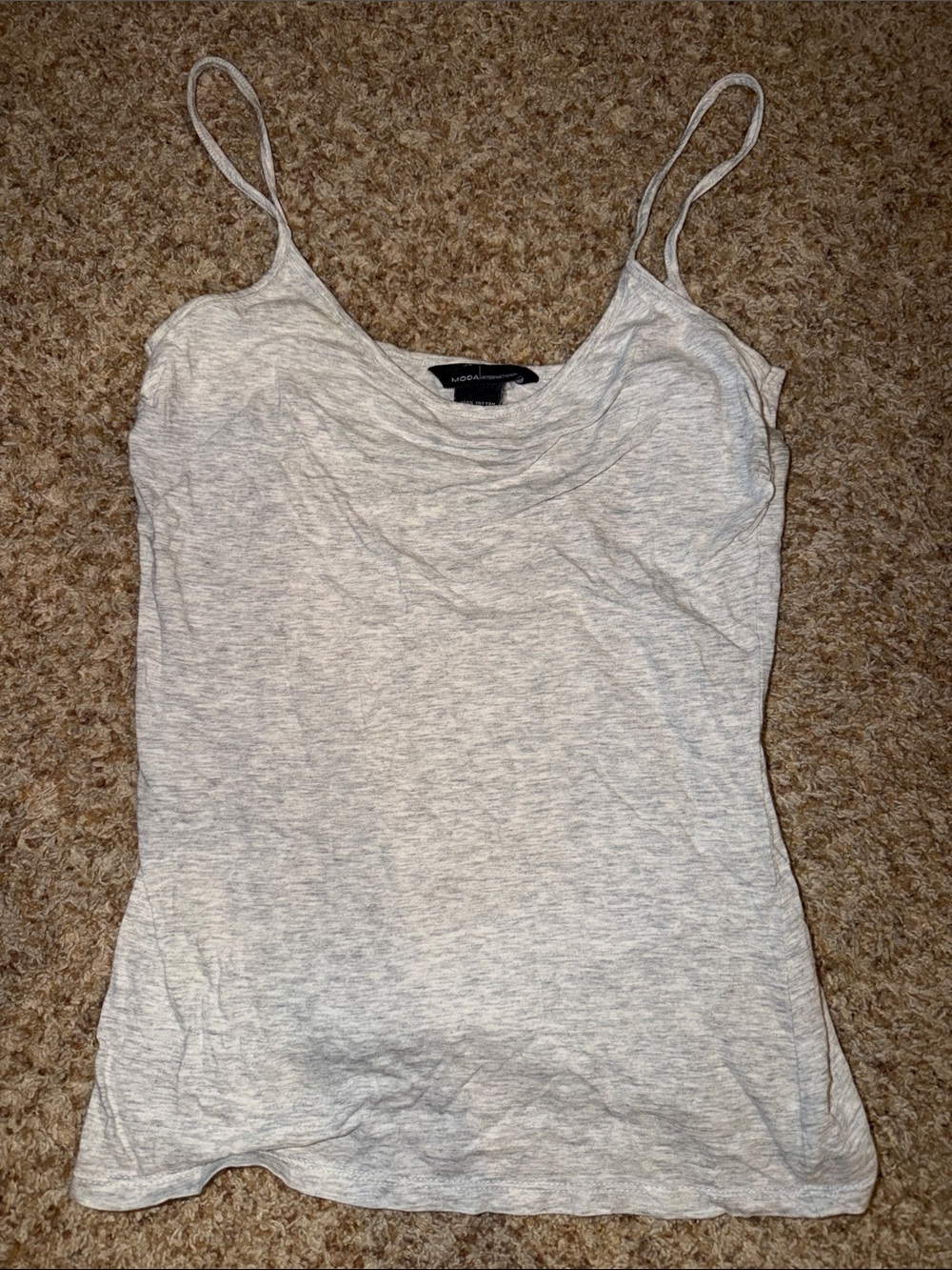 Moda International Light Gray Camisole
